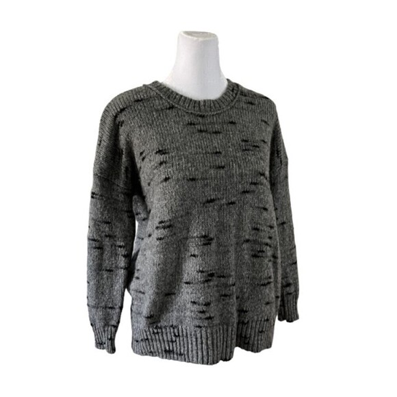 Madewell Gray Wool Blend Crewneck Sweater Size Small - Picture 4 of 8